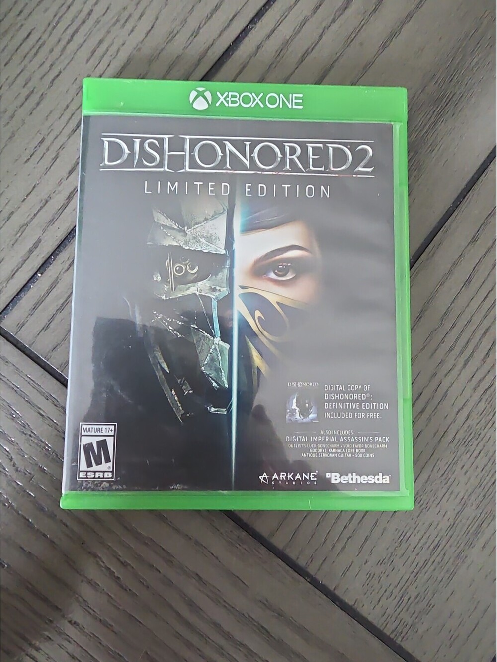 Dishonored 2: Limited Edition (Microsoft Xbox One, 2016)